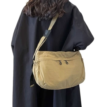 Стильная женская большая сумка с регулируемым ремешком и множеством карманов Изображение 2