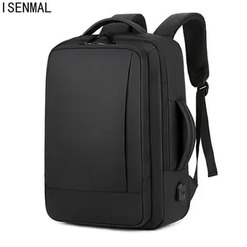 Деловой рюкзак Для мужчин, Многофункциональные водонепроницаемые сумки 2023, Сумка для ноутбука с USB-зарядкой, Модный Повседневный рюкзак для мужчин