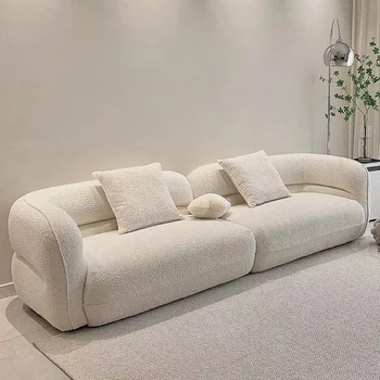 Роскошная мебель для гостиной изогнутый/прямой тканевый диван