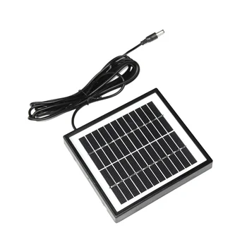 Солнечная панель 12 В 2 Вт Солнечная Садовая световая панель DIY Запчасти Порт постоянного тока Солнечная панель Аккумуляторный модуль для зарядного устройства