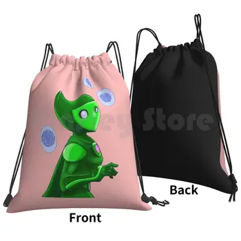 Рюкзак с прозрачным фоном, сумка на шнурке для верховой езды, спортивная сумка для скалолазания, женский супергерой Digitalart Изображение 2