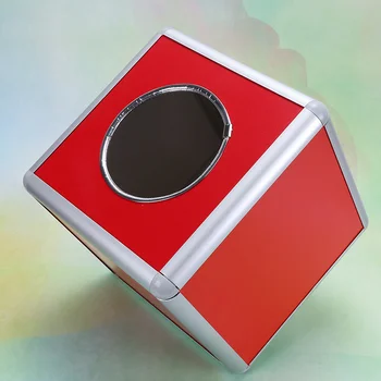 Лотерейная коробка, Квадратная коробка для игры в лотерейный мяч, коробка для билетов, коробка для пожертвований, игрушка для вечеринки Изображение 2