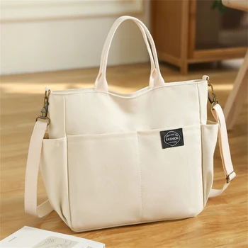 Большая вместительная модная сумка для покупок, роскошные дизайнерские женские сумки, кошельки и сумочки, холщовые сумки через плечо для отдыха, мешок
