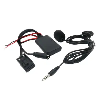 Автомобильный адаптер AUX Bluetooth 5.0 с микрофонным входом AUX 12Pin вспомогательный Изображение 2