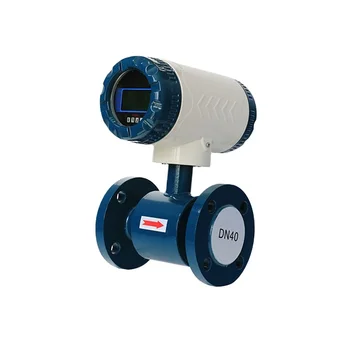 электромагнитный расходомер Магнитный расходомер сточных вод визуальный индикатор расхода воды на батарейках