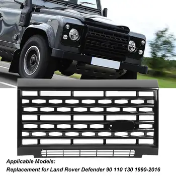 Глянцевая черная решетка в стиле Adventure для Defender 90 110 130, 1990-2016 Изображение 2