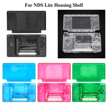 Прозрачный Корпус с полной оболочкой для Замены Крышки корпуса NDSL Case для Игровой консоли nintendo DS Lite Прямая Поставка Изображение 2
