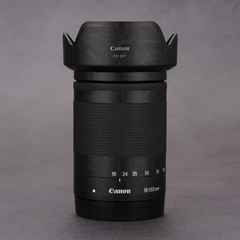 Для Canon EF-M18-150 F3.5-6.3 STM Наклейка на корпус объектива Защитная Наклейка на кожу Виниловая Оберточная пленка Против Царапин Защитное покрытие Изображение 2