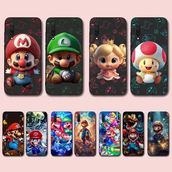 MINISO Чехол для телефона Super Marios Bros Для Xiaomi Mi 5X8 9 10 11 12 lite pro 10T PocoX3pro PocoM3 Note 10 pro lite