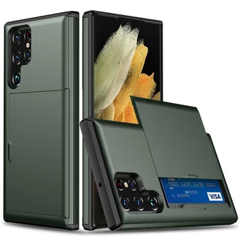 Чехол-бумажник S23 Для Samsung Galaxy S21 FE S22 S24 Plus, Чехол Для телефона С Держателем карты Для Galaxy S22 + S21 + Note 20 Ultra 5G