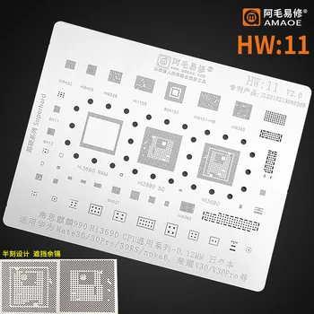 Высокое качество для huawei Hi6422 Hi6405 Hi1103 Hi6421 Hi6365 6H02T Hi3690 CPU RAM/power ic chip BGA Трафарет для Реболлинга