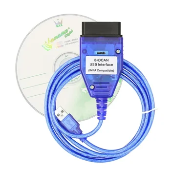 Диагностический кабель шасси KDCAN E Интерфейсы USB Встроенный диагностический сканер OBD2 с переключателями OBD2 Инструменты автоматической диагностики
