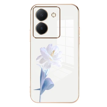Чехлы Для телефонов С Рисунком Белой Орхидеи Для vivo Y36 Soft Cover