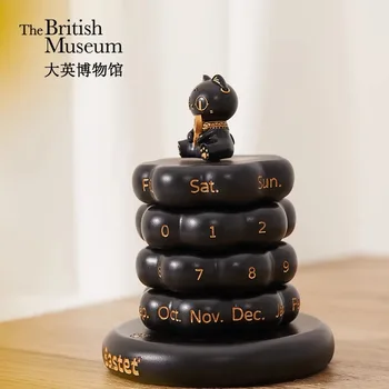 Настольное украшение с вечным календарем Anderson Cat Twist - креативный и уникальный подарок на день рождения для девочек