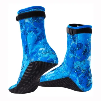 Новые 3 ММ Неопреновые Носки Для Дайвинга Для Взрослых И Детей, Теплые Носки Для Плавания Для Подводной Охоты, Камуфляжные Пляжные Нескользящие Носки Для Серфинга