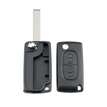 Новый 2-Кнопочный Пульт Дистанционного Управления Брелок Shell Case Shell Прочная Крышка Ключ Защитный Маленький И Легкий Корпус для Peugeot Ce0523 Hu83