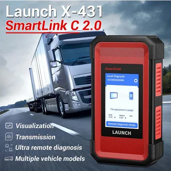 ЗАПУСТИТЕ X431 SmartLink C V2.0 Новый инструмент диагностики энергетических автомобилей для тяжелых грузовых коммерческих автомобилей, работающий с X431 V + / Pros3 /PRO5 Изображение 2