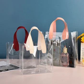 Прозрачная сумка-тоут, водонепроницаемая косметичка, Модная сумка для сопровождения на открытом воздухе, Пляжная сумка-тоут, сумка из ПВХ