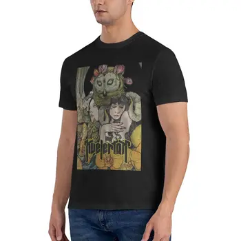 Мужские футболки с принтом Kvelertak, хлопковая повседневная дышащая футболка, топ большого размера Изображение 2