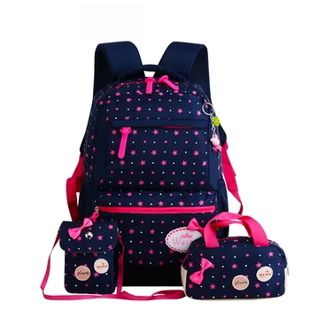 Подростки девочки Легкие водонепроницаемые школьные сумки с принтом звезды детские школьные рюкзаки детская ортопедия школьный мешок bolsa sac