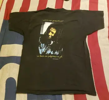 Vtg 1998 Рубашка Bob Marley Reggae Band Размер XL Не предвосхищает Суждения о Jah с длинными рукавами