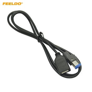 FEELDO 5шт Автомобильный Аудио Разъем USB AUX-In Кабель-Адаптер 4Pin Разъем Для Subaru Forester XV/Outback/Legacy #MX5662