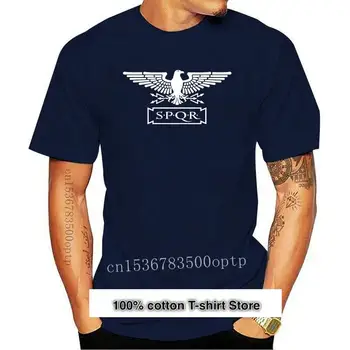Camiseta de manga corta para hombre, ropa de moda masculina, camiseta divertida de SPQR Imperium Romanum, novedad