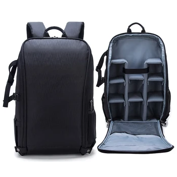 Новый рюкзак для фотокамеры большой емкости, водонепроницаемый рюкзак для фотосъемки, многофункциональная дорожная сумка с функцией зарядки Изображение 2
