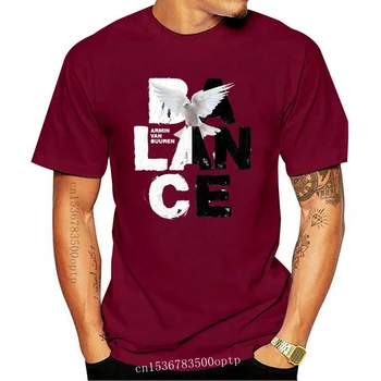 Новая футболка Armin Van Buuren, футболка с обложкой альбома Armin Van Buuren Balance, футболка в стиле Ретро С круглым вырезом