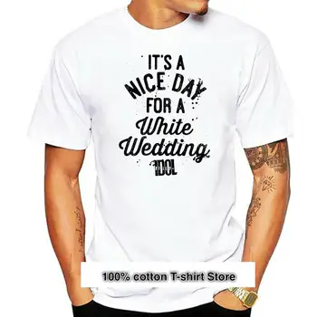 Camiseta blanca de algodón con cuello redondo para hombre, camisa bonita de Billy Idol, tallas Sm-5xl, 100%