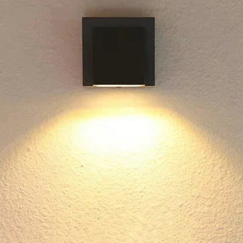 6X3 Вт Современный Минималистичный Креативный Наружный Водонепроницаемый Настенный Светильник LED Outdoor Garden Light Теплый Белый Изображение 2