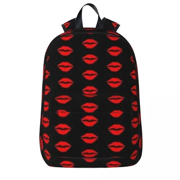 Рюкзаки Red Lips Большая Вместительная Студенческая сумка для книг Сумка через плечо Рюкзак для ноутбука Повседневный Дорожный Рюкзак Детская школьная сумка
