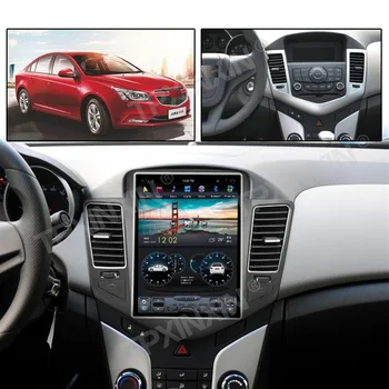 Для Chevrolet Cruze 2009-2013 аудио в стиле Tesla 2 din android-ресивер, автомобильный мультимедийный DVD-плеер в стиле tesla Изображение 2