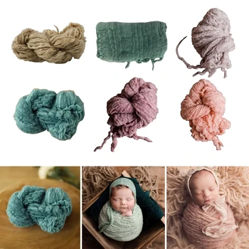 Реквизит для фотосъемки новорожденных, спальный мешок, одеяло для Фотосессии, наполнитель корзины, подарок для душа Изображение 2