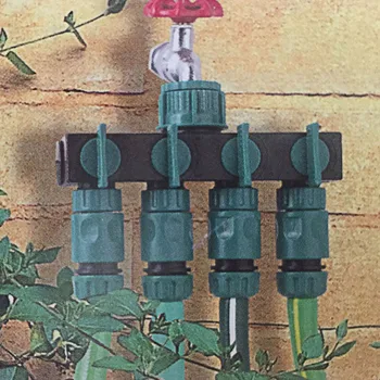 Автоматический Комплект Соединительных Клапанов Для Полива сада с 4-Ходовыми Водяными Разветвителями Изображение 2