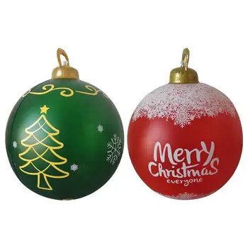 Надувной Рождественский шар, украшение двора, атмосферный шар, Портативный детский мяч Bobo, Водонепроницаемый надувной шар из ПВХ