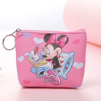 Новые милые мультяшные сумки Disney, детская ручная сумка для закусок, сумка для замороженной мелочи с Микки Маусом, сумка для монет для мальчиков и девочек Изображение 2