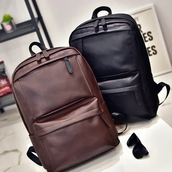 2024 Пары рюкзаков, Новый стиль, рюкзак из искусственной кожи, Двойной нагрудник, горизонтальный рюкзак, сумка для компьютера, мужская сумка, мужской рюкзак