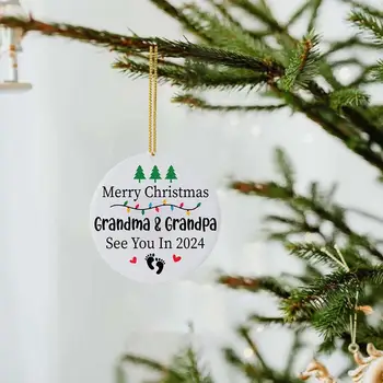 Деревянная подвеска Прочное Деревянное украшение на Рождественскую елку Высокопрочное, легко подвешиваемое Рождественское Подвесное украшение Подвеска на Рождественскую елку