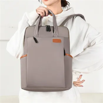 Водонепроницаемый женский деловой рюкзак Модные Оксфордские студенческие школьные рюкзаки Сумка для ноутбука большой емкости Повседневный рюкзак для путешествий Изображение 2