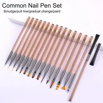 Премиальная Ручка Для Маникюра Компактная Многофункциональная Кисть Для Маникюра Nail Art Constructor Pen Изображение 2