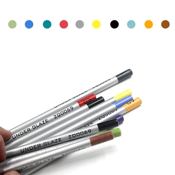 Гончарное искусство Подглазурные Цветные карандаши Керамическая леска с ручной росписью своими руками