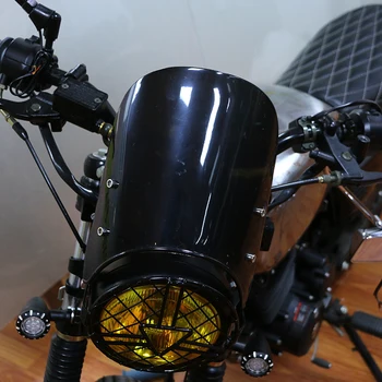 Мотоцикл Универсальный Дефлектор Ветрового Стекла для Honda Harley Cafe Yamaha Suzuki 5