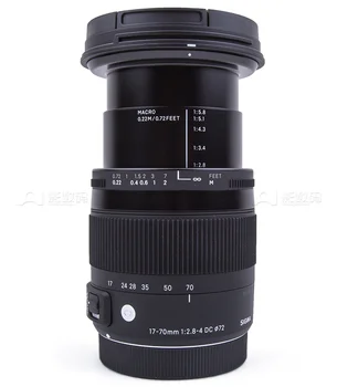 Объектив Sigma 17-70 Sigma 17-70 мм f/2.8-4 DC Macro OS HSM для Nikon D3200 D3300 D3400 D5200 D5300 D5500 D5600 D7100 D7200 D7500 Изображение 2