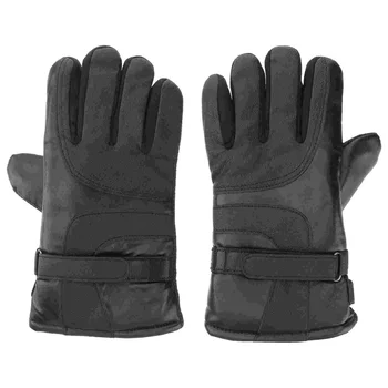 Перчатки с подогревом для верховой езды, зимние мотоциклетные перчатки с тепловым сенсорным экраном, мужские