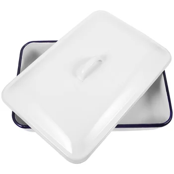 Эмалированная форма для запекания, многофункциональный противень для запекания, Эмалированная тарелка для еды, которую можно мыть в посудомоечной машине