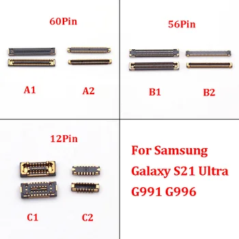 20-50Ps Сигнальная Антенна Разъем Usb Зарядка ЖК-Экран Гибкий Разъем Для Samsung Galaxy S21 Ultra Plus G991 G996 Плата 12 60 56 Pin