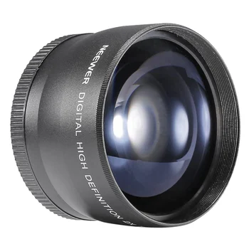 58 мм 2X телеобъектив камеры с телеобъективом для Canon/Nikon/Sony/Pentax 18-55 мм