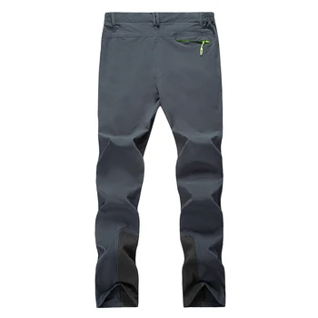 Походные Быстросохнущие брюки Летние Тонкие водонепроницаемые брюки для альпинизма, кемпинга, треккинга для мужчин PNT12 Изображение 2