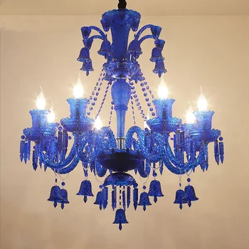 Хрустальный подвесной светильник SOFITY в роскошном стиле, Европейская лампа-свеча, Художественная гостиная, Ресторан, спальня, Вилла, люстра Изображение 2
